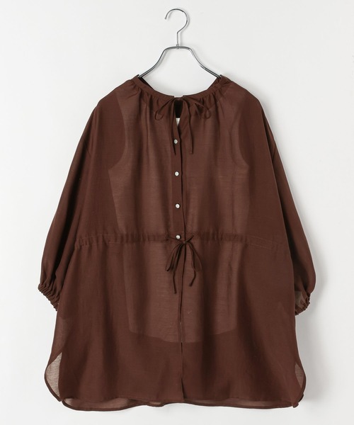 LEPSIM(レプシィム)の「着回し5分袖ブラウス《2点セット》 639519【KKfashion紹介アイテム】(シャツ/ブラウス・レディース・ライトパープル/オレンジ系その他/オフホワイト/グレー系その他/ブラック/ブラウン/アイボリー・FREE)」の6枚目の写真