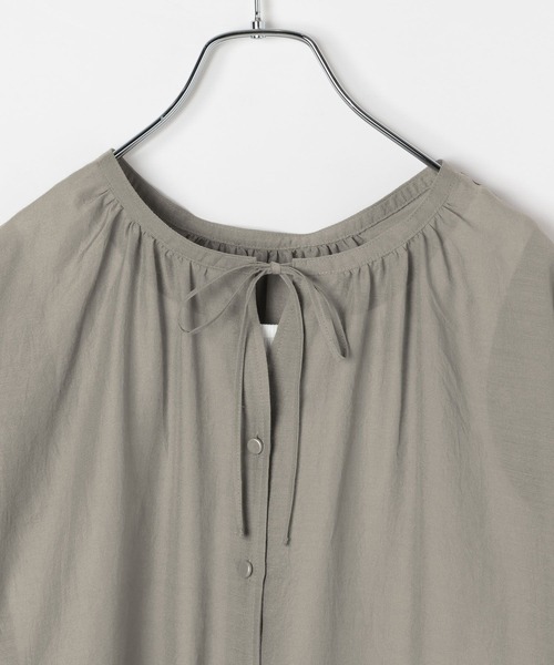LEPSIM(レプシィム)の「着回し5分袖ブラウス《2点セット》 639519【KKfashion紹介アイテム】(シャツ/ブラウス・レディース・ライトパープル/オレンジ系その他/オフホワイト/グレー系その他/ブラック・FREE)」の7枚目の写真