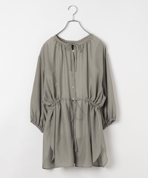 LEPSIM(レプシィム)の「着回し5分袖ブラウス《2点セット》 639519【KKfashion紹介アイテム】(シャツ/ブラウス・レディース・ライトパープル/オレンジ系その他/オフホワイト/グレー系その他/ブラック・FREE)」の12枚目の写真
