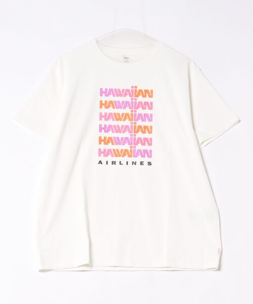 ROXY（ロキシー）の「ROXY/ロキシー HAWAIIAN AIRLINES TEE コラボTシャツ ラッシュガード RLY262023 UT（Tシャツ/カットソー・レディース・ラベンダー/ホワイト系その他/ホワイト/オレンジ・M/L）」の14枚目の写真
