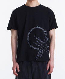 KICHUL（キチョル）の「Low Chain T-shirt (Black)（Tシャツ/カットソー）」