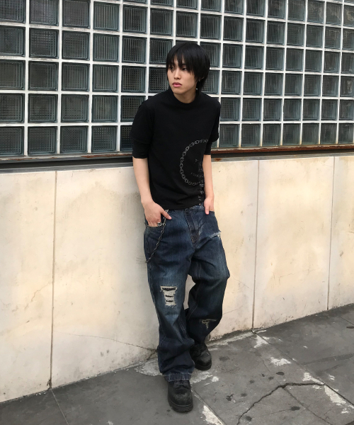 KICHUL(キチョル)の「Low Chain T-shirt (Black)(Tシャツ/カットソー・レディース・その他・LARGE/MEDIUM/SMALL)」の11枚目の写真