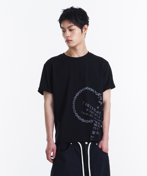 KICHUL(キチョル)の「Low Chain T-shirt (Black)(Tシャツ/カットソー・レディース・その他・LARGE/MEDIUM/SMALL)」の6枚目の写真