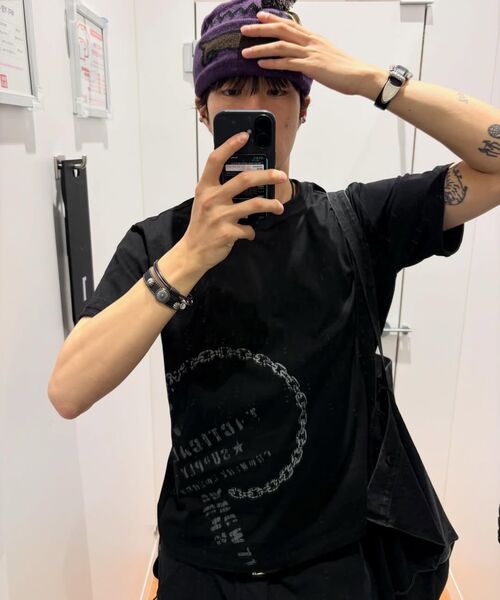 KICHUL(キチョル)の「Low Chain T-shirt (Black)(Tシャツ/カットソー・レディース・その他・LARGE/MEDIUM/SMALL)」の4枚目の写真