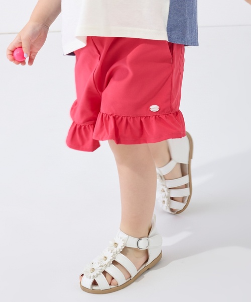 petit main（プティマイン）の「【水陸両用】フリルショートパンツ（その他パンツ・キッズ・イエロー/ネイビー/ピンク/カラフル/ライトピンク/サックスブルー/ホワイト系/ブラック/オレンジ系/レッド・80ｃｍ/90cm/100cm/110cm/120cm/130cm）」の16枚目の写真