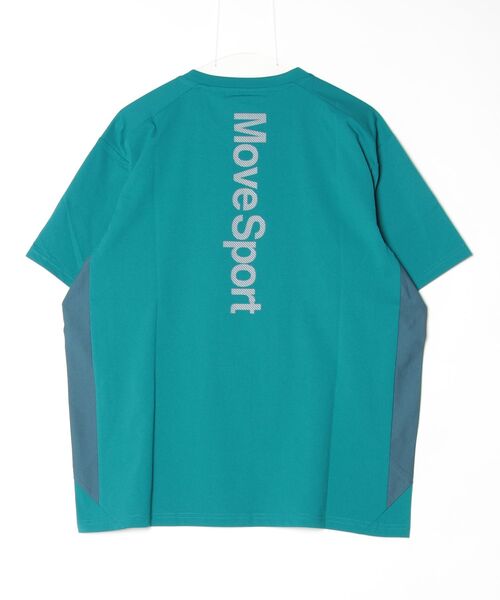 MoveSport(ムーブスポーツ)の「【別注】ムーブスポーツ 半袖Tシャツ 限定コラボ(Tシャツ/カットソー・メンズ・グリーン/グレー/チャコールグレー・M/L/LL/3L)」の4枚目の写真