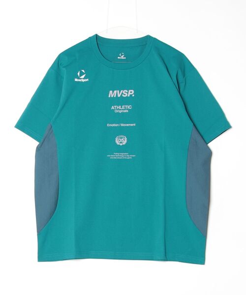 MoveSport(ムーブスポーツ)の「【別注】ムーブスポーツ 半袖Tシャツ 限定コラボ(Tシャツ/カットソー・メンズ・グリーン/グレー/チャコールグレー・M/L/LL/3L)」の12枚目の写真