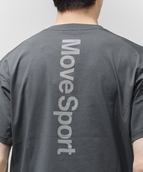 MoveSport(ムーブスポーツ)の「【別注】ムーブスポーツ 半袖Tシャツ 限定コラボ(Tシャツ/カットソー・メンズ・グリーン/グレー/チャコールグレー・M/L/LL/3L)」の9枚目の写真