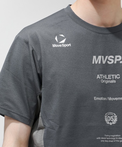 MoveSport(ムーブスポーツ)の「【別注】ムーブスポーツ 半袖Tシャツ 限定コラボ(Tシャツ/カットソー・メンズ・グリーン/グレー/チャコールグレー・M/L/LL/3L)」の10枚目の写真