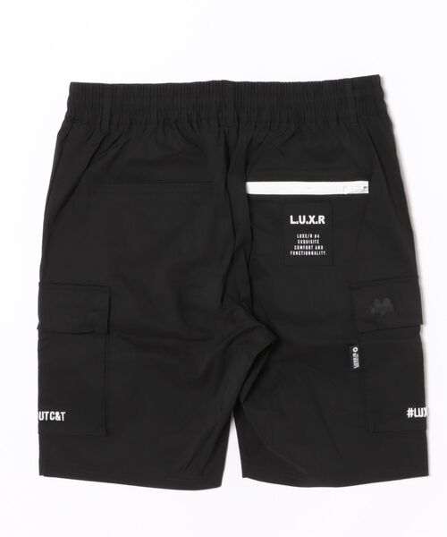 LUXE/R GOLF(ラグジュ ゴルフ)の「(RM)【LUXE/R GOLF】ストレッチ クロス ピンタック カーゴ ショートパンツ(カーゴパンツ・メンズ・ベージュ/ブラック/カーキ/チャコールグレー・LARGE/X-LARGE/MEDIUM)」の7枚目の写真