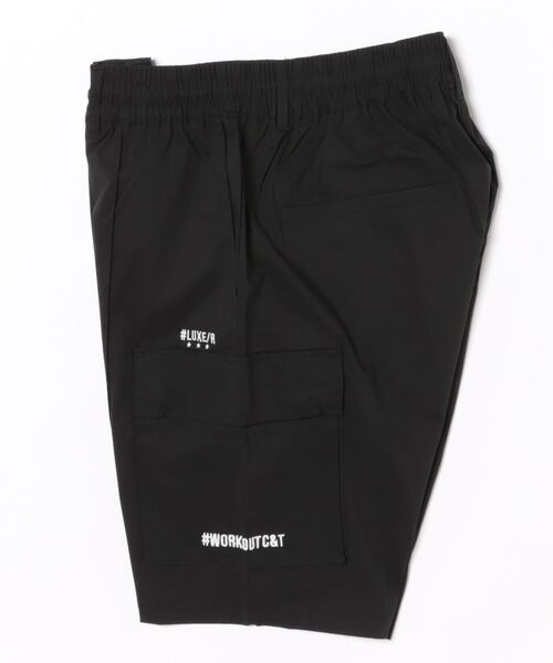 LUXE/R GOLF(ラグジュ ゴルフ)の「(RM)【LUXE/R GOLF】ストレッチ クロス ピンタック カーゴ ショートパンツ(カーゴパンツ・メンズ・ベージュ/ブラック/カーキ/チャコールグレー・LARGE/X-LARGE/MEDIUM)」の6枚目の写真