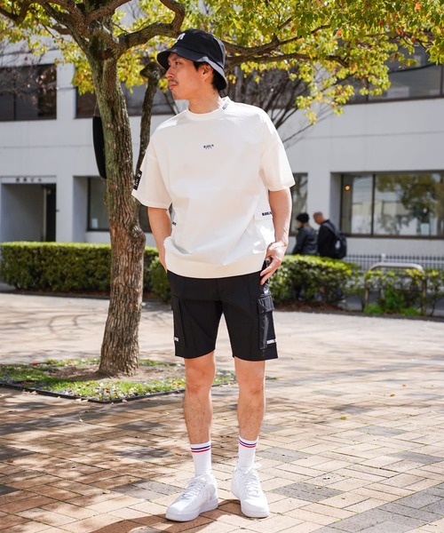 LUXE/R GOLF(ラグジュ ゴルフ)の「(RM)【LUXE/R GOLF】ストレッチ クロス ピンタック カーゴ ショートパンツ(カーゴパンツ・メンズ・ベージュ/ブラック/カーキ/チャコールグレー・LARGE/X-LARGE/MEDIUM)」の8枚目の写真