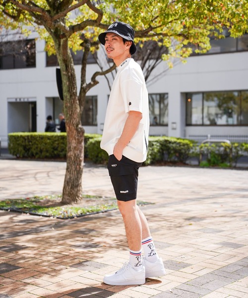 LUXE/R GOLF(ラグジュ ゴルフ)の「(RM)【LUXE/R GOLF】ストレッチ クロス ピンタック カーゴ ショートパンツ(カーゴパンツ・メンズ・ベージュ/ブラック/カーキ/チャコールグレー・LARGE/X-LARGE/MEDIUM)」の10枚目の写真