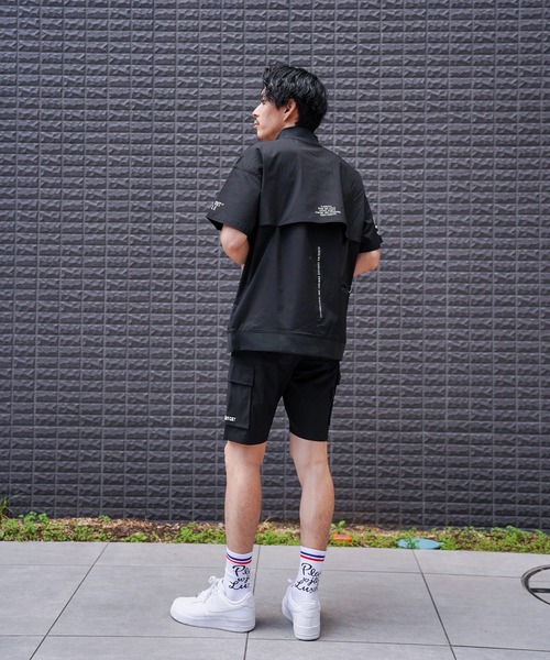 LUXE/R GOLF(ラグジュ ゴルフ)の「(RM)【LUXE/R GOLF】ストレッチ クロス ピンタック カーゴ ショートパンツ(カーゴパンツ・メンズ・ベージュ/ブラック/カーキ/チャコールグレー・LARGE/X-LARGE/MEDIUM)」の13枚目の写真