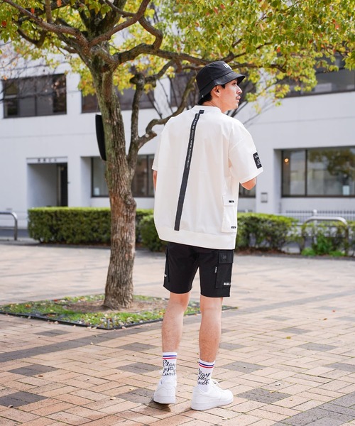 LUXE/R GOLF(ラグジュ ゴルフ)の「(RM)【LUXE/R GOLF】ストレッチ クロス ピンタック カーゴ ショートパンツ(カーゴパンツ・メンズ・ベージュ/ブラック/カーキ/チャコールグレー・LARGE/X-LARGE/MEDIUM)」の14枚目の写真