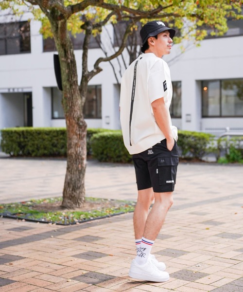 LUXE/R GOLF(ラグジュ ゴルフ)の「(RM)【LUXE/R GOLF】ストレッチ クロス ピンタック カーゴ ショートパンツ(カーゴパンツ・メンズ・ベージュ/ブラック/カーキ/チャコールグレー・LARGE/X-LARGE/MEDIUM)」の16枚目の写真