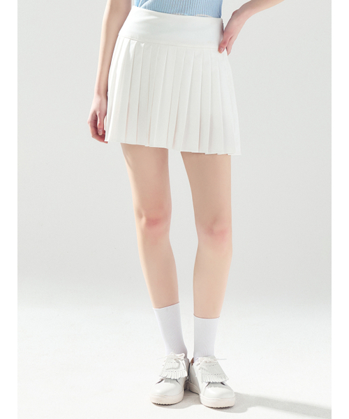 LORDLOAR(ロードロアル)の「エッセンシャルプリーツスカート ホワイト(スカート・レディース・その他・SMALL/MEDIUM/LARGE/X-SMALL)」の1枚目の写真