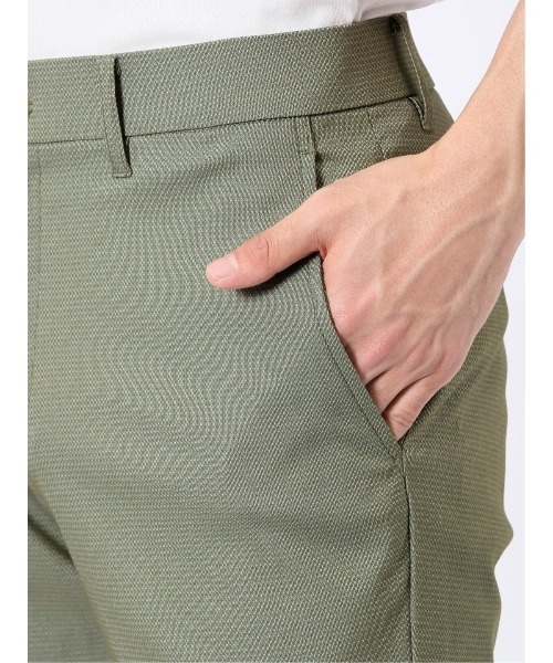 m.f.editorial（エムエフエディトリアル）の「パンツ メンズ ストレッチ 抗菌防臭 スリム トラウザー テーパード ドビー クロスストレッチ + エアー（チノパンツ・メンズ・ブラック/カーキ/ライトグレー/ネイビー・X-LARGE/S/MEDIUM/LARGE）」の12枚目の写真