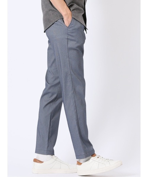 m.f.editorial（エムエフエディトリアル）の「パンツ メンズ ストレッチ 抗菌防臭 スリム トラウザー テーパード ドビー クロスストレッチ + エアー（チノパンツ・メンズ・ブラック/カーキ/ライトグレー/ネイビー・X-LARGE/S/MEDIUM/LARGE）」の7枚目の写真