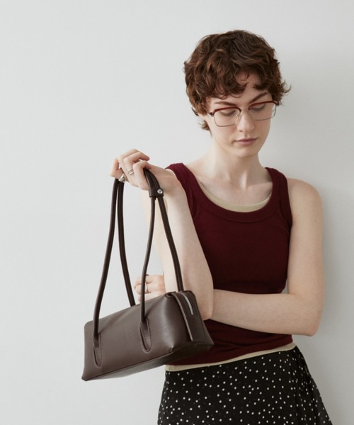 arholiday.standard(エーアールホリデースタンダード)の「long handle boston bag / ロングハンドルボストンバック(ボストンバッグ・レディース・ブラック/ブラウン・FREE)」の11枚目の写真