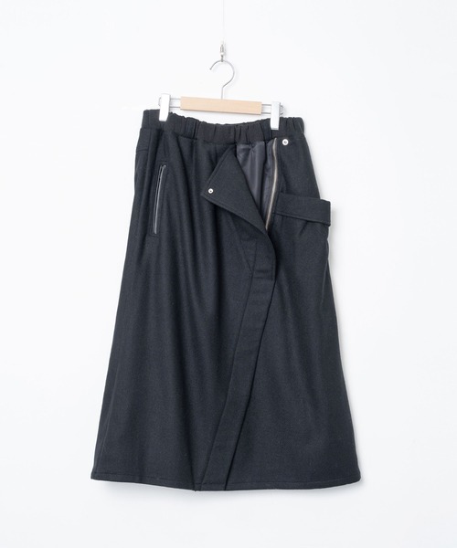 bedsidedrama(ベットサイドドラマ)の「BEDSIDEDRAMA/ベッドサイドドラマ/Dreamin' Surf Rider Skirt(スカート・レディース・ブラック/カーキ・1)」の13枚目の写真