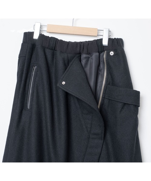 bedsidedrama(ベットサイドドラマ)の「BEDSIDEDRAMA/ベッドサイドドラマ/Dreamin' Surf Rider Skirt(スカート・レディース・ブラック/カーキ・1)」の14枚目の写真