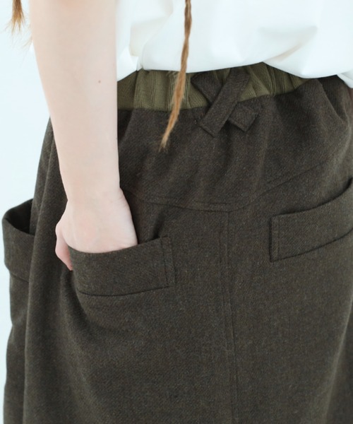bedsidedrama(ベットサイドドラマ)の「BEDSIDEDRAMA/ベッドサイドドラマ/Dreamin' Surf Rider Skirt(スカート・レディース・ブラック/カーキ・1)」の20枚目の写真