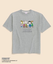 BROOKS BROTHERS | Brooks Brothers × PEANUTS コットン ピーナッツ・ギャングプリント Tシャツ(Tシャツ/カットソー)