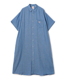 DANTON | Store-Exclusive Women’s Textured Check Shirt Dress(ワンピース)