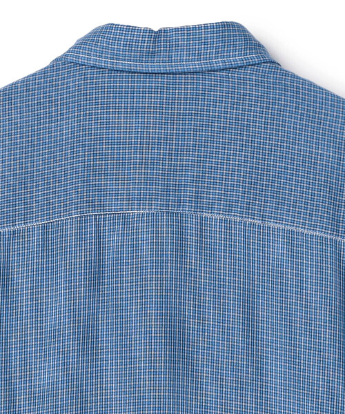 Store-Exclusive Women's Textured Check Shirt Dress（ワンピース