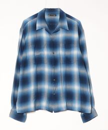 MINEDENIM (マインデニム)R.Flannel Ombre Open Collar SH