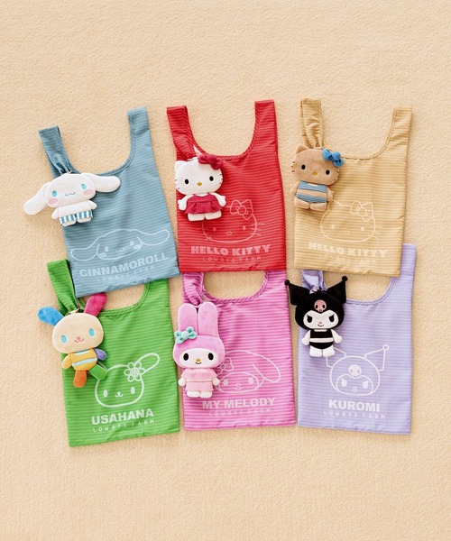LOWRYS FARM（ローリーズファーム）の「【サンリオキャラクターズ】ポーチ付きエコBAG 647248/GOODS（エコバッグ/サブバッグ・レディース・その他4/その他6/その他1/その他2/その他3/その他5・FREE）」の7枚目の写真