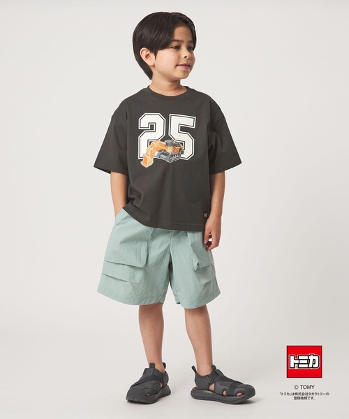 green label relaxing(グリーンレーベルリラクシング)の「【別注】<TOMICA>Tシャツ / キッズ(100cmー130cm)(Tシャツ/カットソー・キッズ・ネイビー/オフホワイト/グレー系・130cm/110cm/120cm/100cm)」の5枚目の写真
