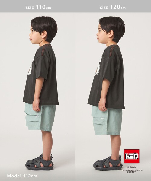 green label relaxing(グリーンレーベルリラクシング)の「【別注】<TOMICA>Tシャツ / キッズ(100cmー130cm)(Tシャツ/カットソー・キッズ・ネイビー/オフホワイト/グレー系・130cm/110cm/120cm/100cm)」の7枚目の写真
