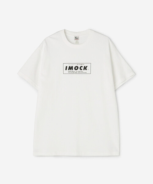 Bshop(ビショップ)の「神戸ザック |〈別注〉IMOCK ロゴTシャツ BLACK MEN(Tシャツ/カットソー・メンズ・ホワイト系その他・L/M)」の2枚目の写真