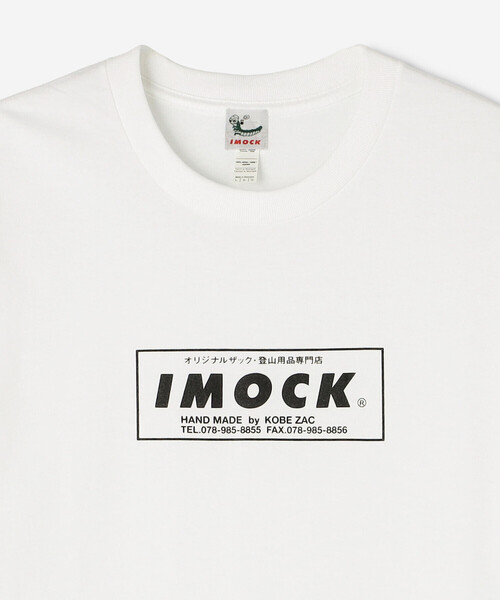 Bshop(ビショップ)の「神戸ザック |〈別注〉IMOCK ロゴTシャツ BLACK MEN(Tシャツ/カットソー・メンズ・ホワイト系その他・L/M)」の4枚目の写真