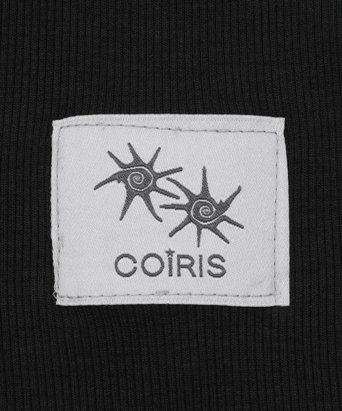 COIRIS(コイリス)の「ラセレースクロスVネック長袖Tシャツ(Tシャツ/カットソー・レディース・ブラック/チャコール/Beige/ブラウン・FREE)」の8枚目の写真