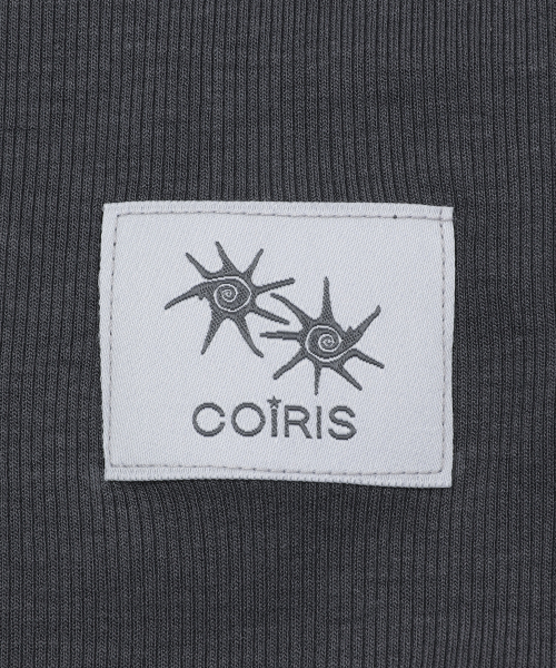 COIRIS(コイリス)の「ラセレースクロスVネック長袖Tシャツ(Tシャツ/カットソー・レディース・ブラック/チャコール/Beige/ブラウン・FREE)」の13枚目の写真