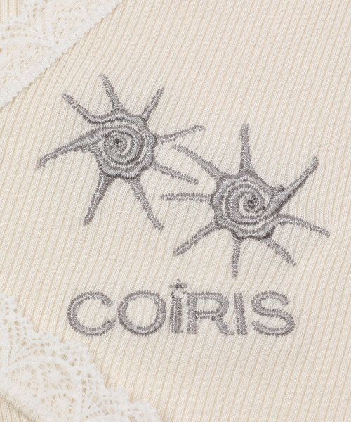 COIRIS(コイリス)の「ラセレースクロスVネック長袖Tシャツ(Tシャツ/カットソー・レディース・ブラック/チャコール/Beige/ブラウン・FREE)」の22枚目の写真