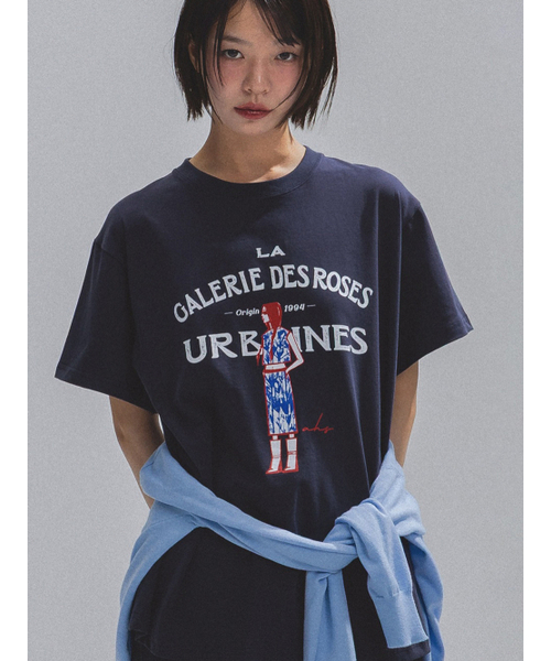 ANNEHEARTS(アンハーツ)の「French Muse Artwork Tee_CHARCOAL(Tシャツ/カットソー・レディース・その他・FREE)」の5枚目の写真