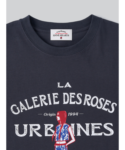 ANNEHEARTS(アンハーツ)の「French Muse Artwork Tee_CHARCOAL(Tシャツ/カットソー・レディース・その他・FREE)」の6枚目の写真