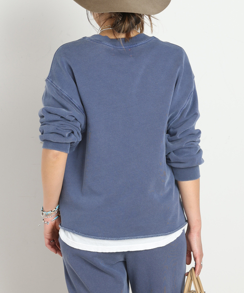 AP STUDIO（エーピーストゥディオ）の「【XIRENA/キセレナ】SHORT SWEAT PULLOVER（スウェット・レディース・ブルー・FREE）」の3枚目の写真