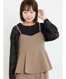 透かし柄ふくれジャガードプルオーバー