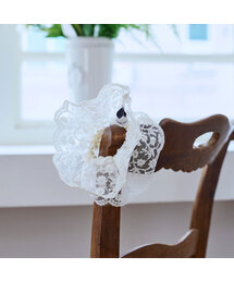 SLOWLOLLI（スローローリ）の「Lace bloom scrunchie - Ivory（その他小物）」