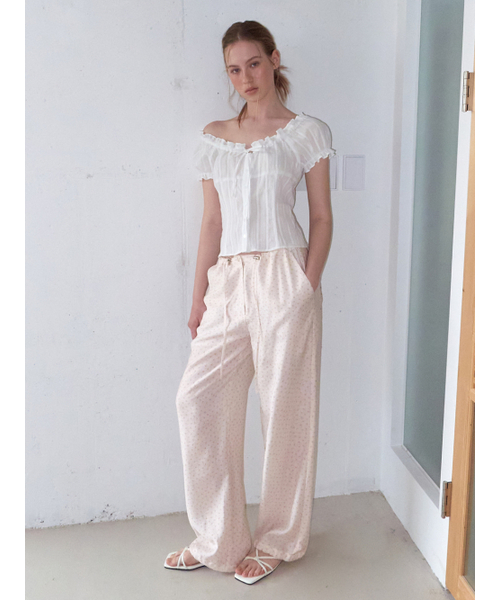ETMON（エトモン）の「Flower String Pants, Light Pink（その他パンツ・レディース・その他・F）」の2枚目の写真