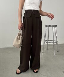 CAPRICIEUX LE'MAGE | 折り返しベルトパンツ(その他パンツ)