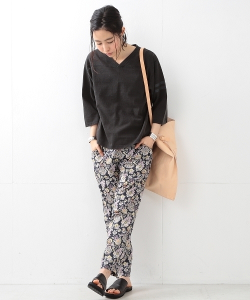 FRUIT OF THE LOOM（フルーツオブザルーム）の「FRUIT OF THE LOOM×BEAMS BOY / フットボール Vネック 8分袖（Tシャツ/カットソー・レディース・ホワイト/ブラック/ネイビー・ONE SIZE）」の20枚目の写真