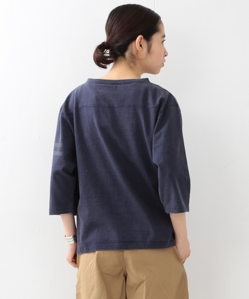 FRUIT OF THE LOOM（フルーツオブザルーム）の「FRUIT OF THE LOOM×BEAMS BOY / フットボール Vネック 8分袖（Tシャツ/カットソー・レディース・ホワイト/ブラック/ネイビー・ONE SIZE）」の13枚目の写真