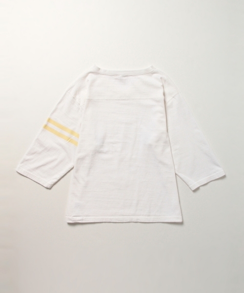 FRUIT OF THE LOOM（フルーツオブザルーム）の「FRUIT OF THE LOOM×BEAMS BOY / フットボール Vネック 8分袖（Tシャツ/カットソー・レディース・ホワイト/ブラック/ネイビー・ONE SIZE）」の15枚目の写真