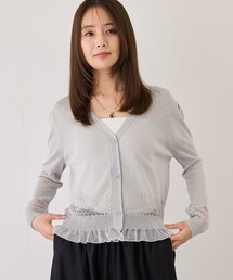 Jayro（ジャイロ）の「裾切替シアーカーディガン（カーディガン/ボレロ）」